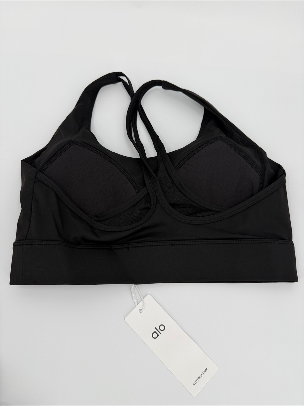 ALO Yoga Black Skater Athletic Skort with Matching Sports Bra - Picture 5 of 9